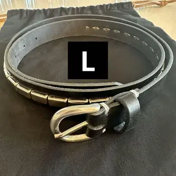 레어 DECi Bridle studs narrow belt L OVY