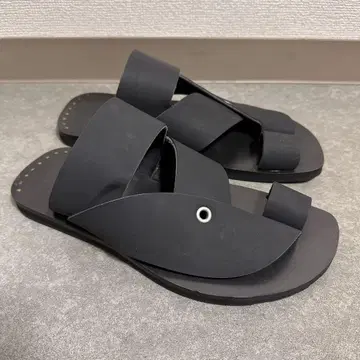 20ss 질 샌더 가죽 샌들 블랙 40