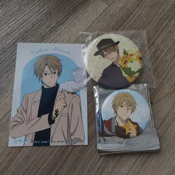 나츠메 우인장 벌스데이 캔뱃지 나토리 슈이치 세트