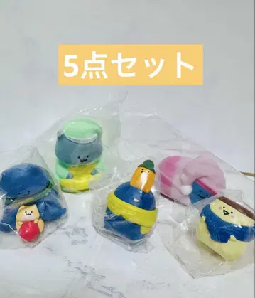 문구와 함께 가챠가챠 5종 세트