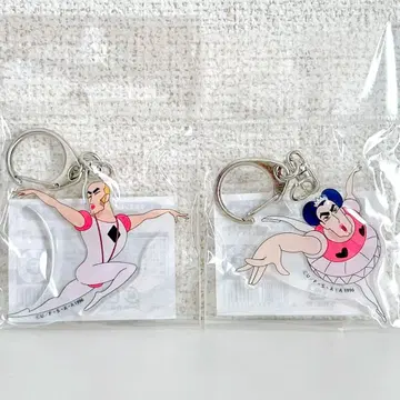 마카오와 조마 아크릴 키링 2개 세트