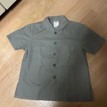 중고품 UNITED ARROWS NATIC 별주 마린 셔츠 L  버튼