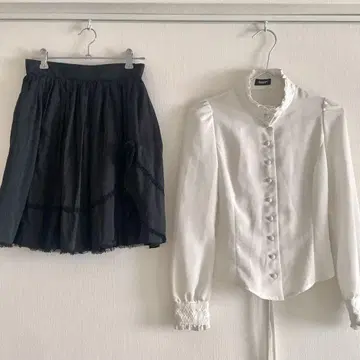 sheglit 블라우스 MIHOMATSUDA 스트라이프 스커트 세트