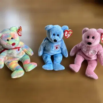 Ty 봉제 인형 아이 (Ai), 닛포니아, 사쿠라 II 3개 세트