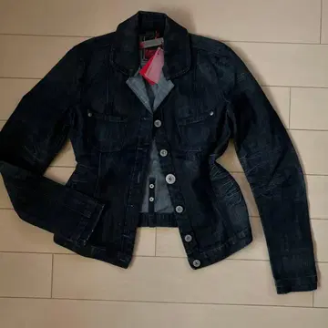 마리떼 프랑소와 저버 자켓 데님 택 포함 미사용 네이비 데님 자켓