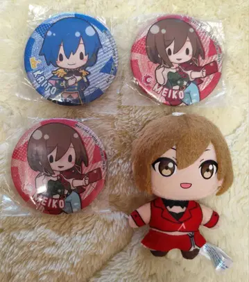 프로세카 VOCALOID MEIKO KAITO 캔뱃지 총 4개