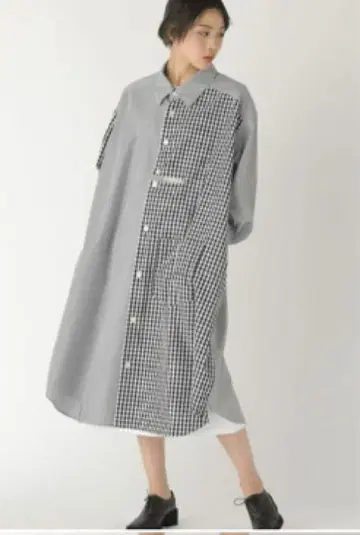 [가격 인하] zucca 주카 BrokenShirt 원피스