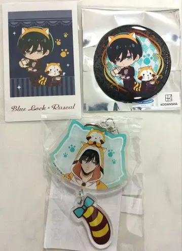 블루 락 라스칼 이토시 린 시부야 모디 캔뱃지 폴라 샷 키링