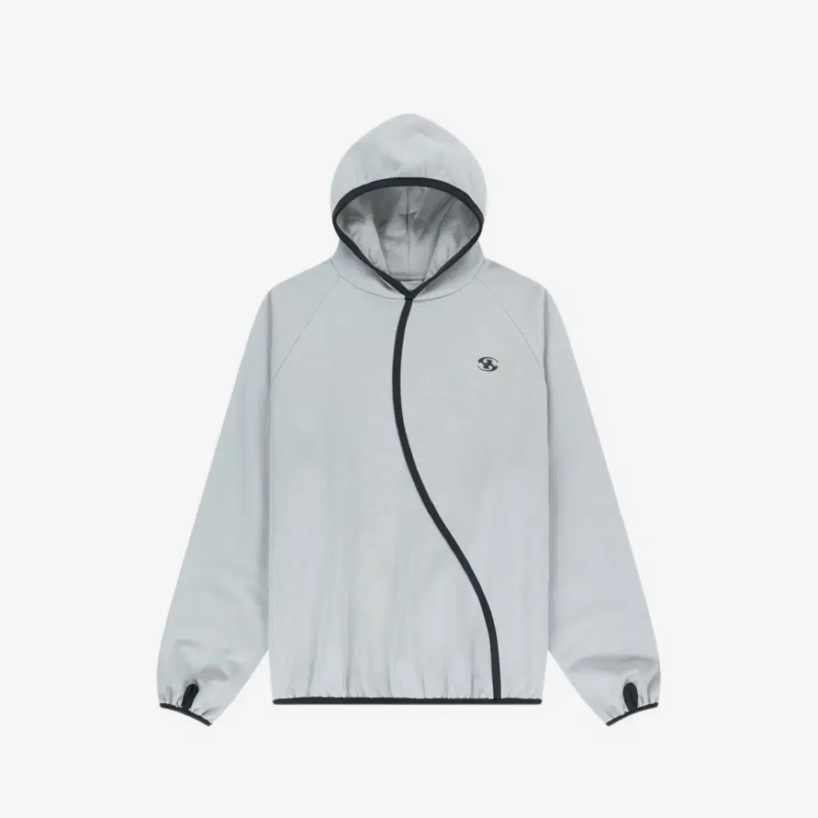 San San Gear 国内発送 スラッシュフーディー SAN SAN GEAR | 산산기어 Sansan Gear Taped Hoodie Light Gray