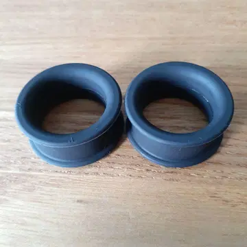 1인치(약 25mm) KAOS SOFT WEAR 실리콘 아일렛 블랙