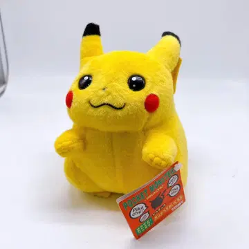 초기 TOMY 포켓몬스터 봉제 인형 말하기 피카츄 포켓몬