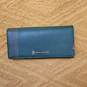 까스텔바작 그린 컬러 장지갑