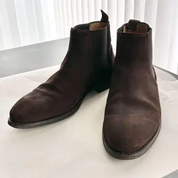 Berwick1707 사이드 고어 부츠 27cm 버윅 브라운