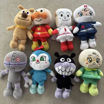 호빵맨 봉제 인형 세트