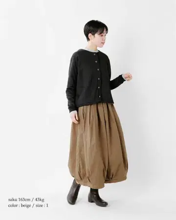 HARVESTY 하베스티 40 코마 실 트윌 서커스 큐롯 팬츠