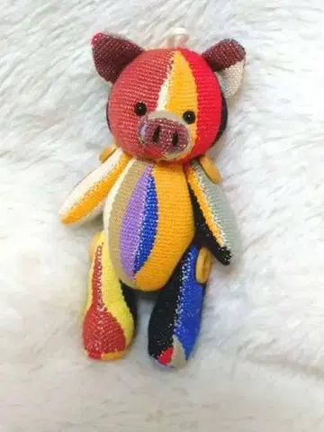 레토와르 뒤 솔레이유 돼지 봉제 인형 프랑스 빈티지 레트로