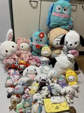 산리오 캐릭터 봉제 인형 세트
