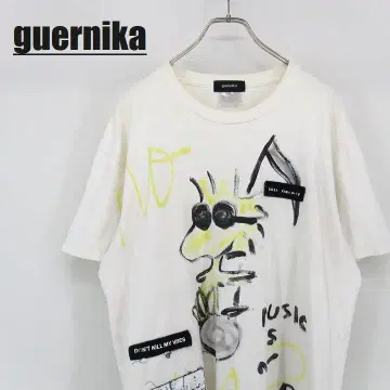 guernika 게르니카 티셔츠 반팔 XXL 화이트 오버 사이즈