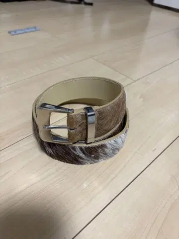 빈티지 모피 벨트