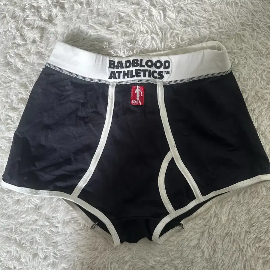 ☆BADBLOOD☆ Classic Logo 2 Way Curved Jogger Trousers Black