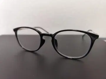 JINS 블랙 보스턴형 안경