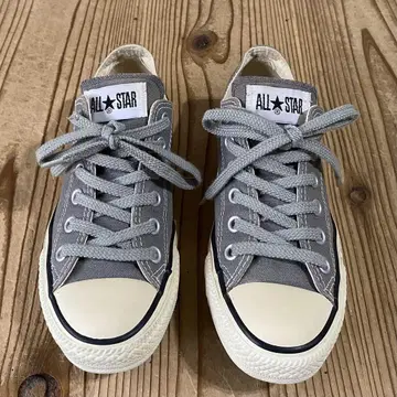 컨버스 ALL STAR 로우 컷 스니커즈 23.5cm 차콜
