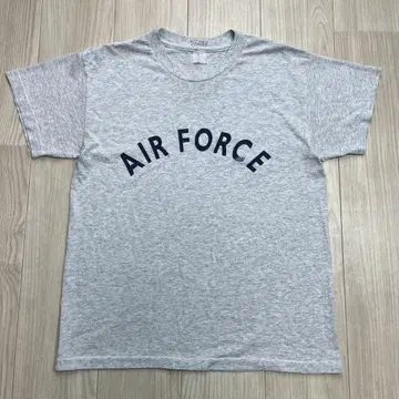 00s US AIR FORCE 티셔츠 그레이 밀리터리 MIDIUM