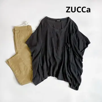 주카 ZUCCa 와이드 실루엣 티셔츠/티셔츠
