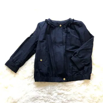 MACKINTOSH PHILOSOPHY 노카라 자켓 네이비 마 혼방