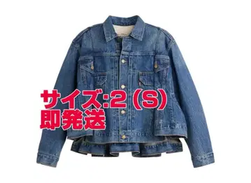 리바이스 x 사카이 여성 데님 재킷