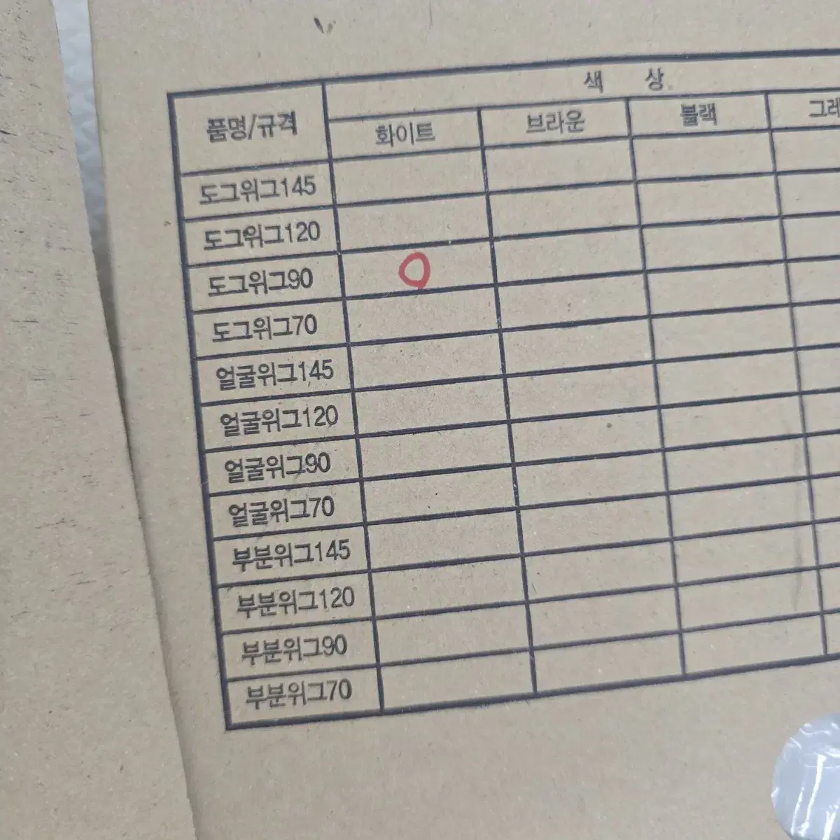 강아지미용 연습용털 그리고 위그 개당가격 게시글참조