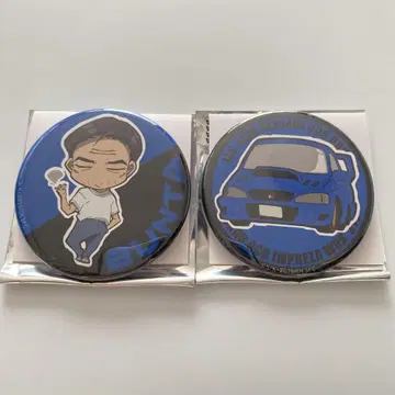 머리글자 D 후지와라 겐타 GC8 캔뱃지