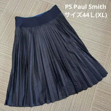 PS 폴스미스 플리츠 롱 스커트 블랙 사이즈 44L(XL)