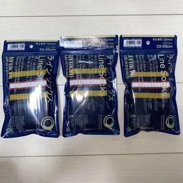 훼미리마트 라인 양말 류큐 골든 킹스 22-25cm 오키나와 한정판