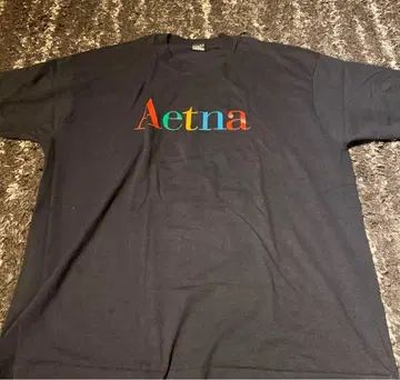 90년대 빈티지 티셔츠 aetna 애플 기업