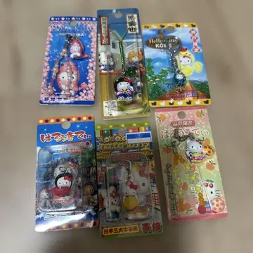 지역 한정 헬로키티 스트랩 6개 세트