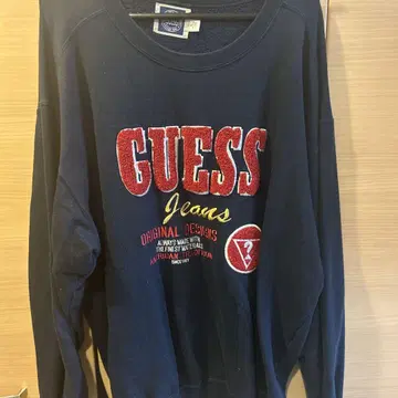 GUESS 네이비 트레이닝복 L 사이즈