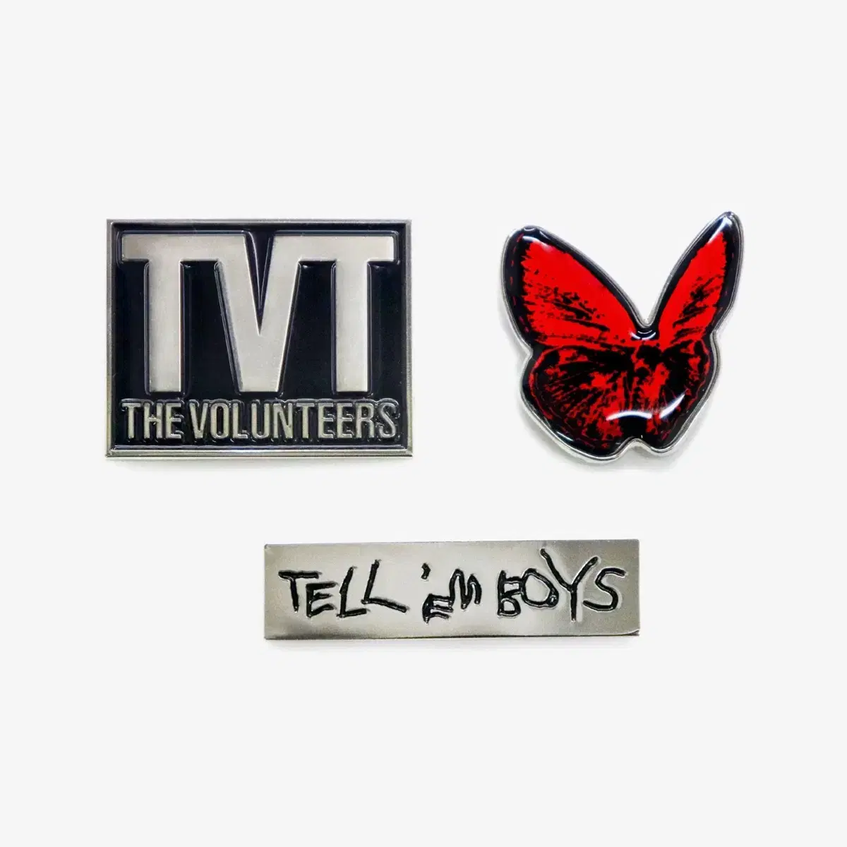 Tvt The Volunteers Metal Badge Set (sealed)