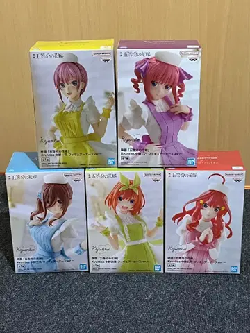5등분의 신부 Kyunties 피규어 간호사 ver 5종 세트