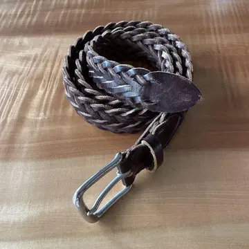 가죽 웨빙 벨트 약 100cm 화이트 하우스 콕스 85