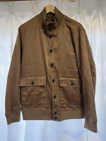 THE SHOP TK 브라운 스웨이드 느낌의 블루종 XL