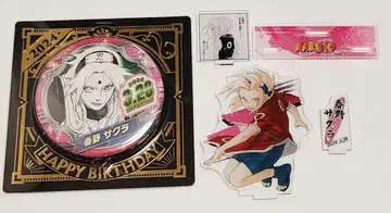 NARUTO 나루토 하루노 사쿠라 벌스데이 캔뱃지 명장면 디오라마 피규어