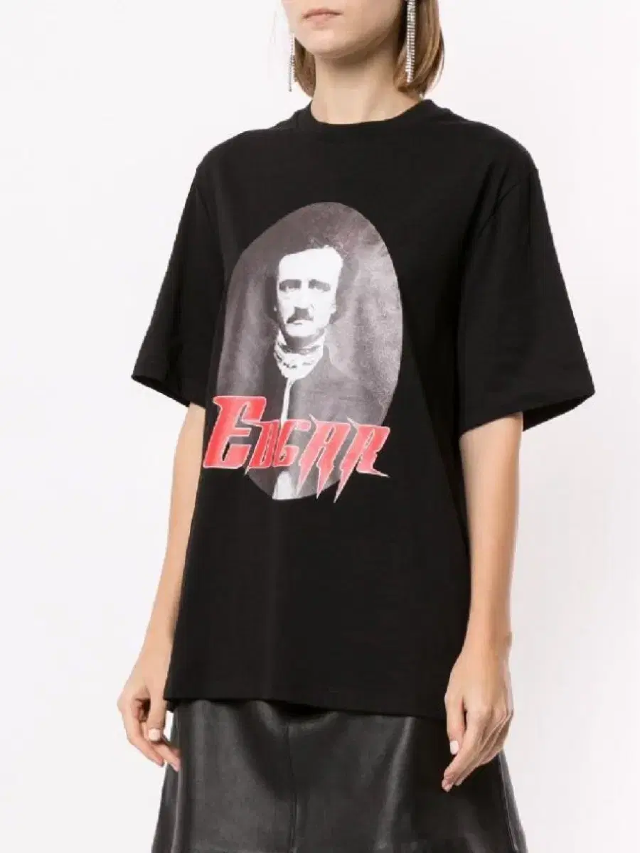 Free Shipping) MSGM EDGAR Women's Short Sleeve T-Shirt XS size