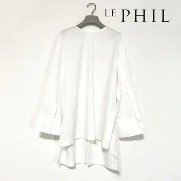 새상품급 루필 LE PHIL 블라우스 풀오버 셔츠 F 화이트 화이트