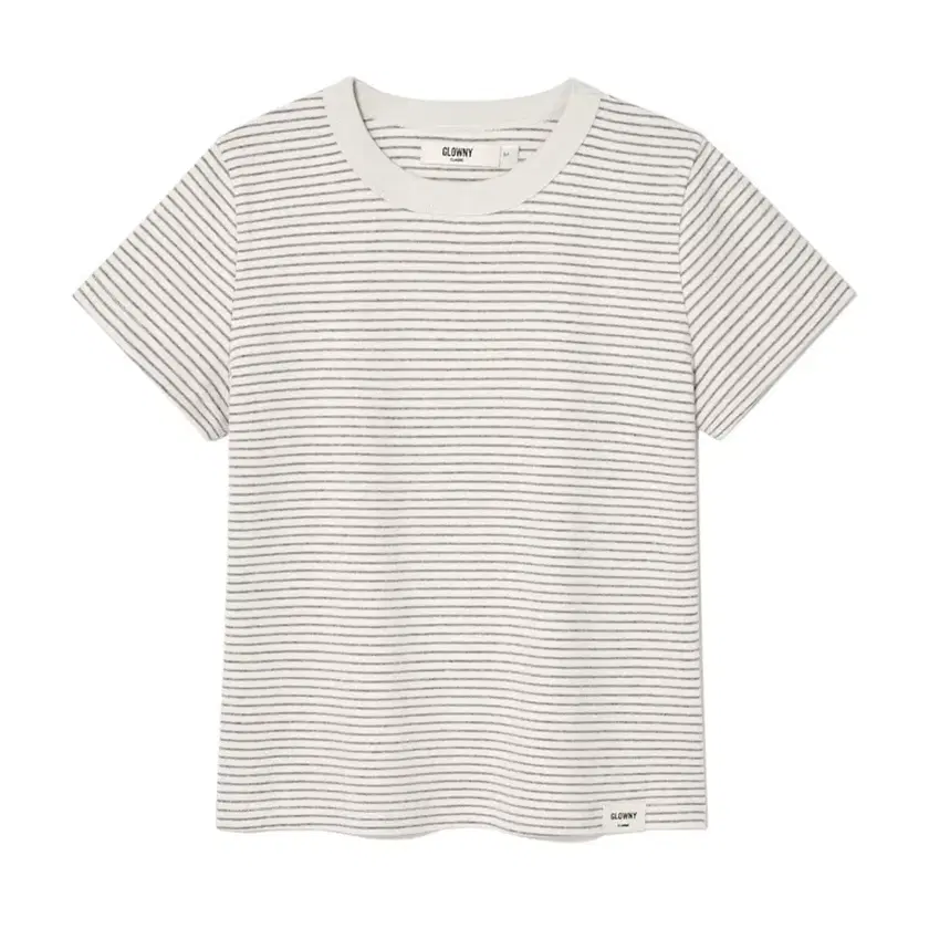 ★GLOWNY★ G CREW NECK TEE WHITE G CREW NECK TEE (WHITE) - GLOWNY