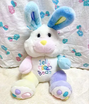Jelly Bean 컬러풀 팬시 토끼 봉제 인형 구하기 어려움