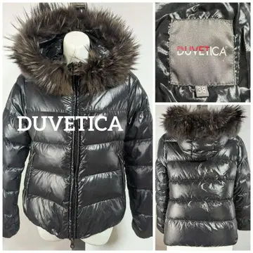DUVETICA 듀베티카 블랙 퍼 다운 자켓