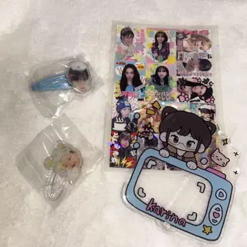 카리나 aespa 마스터 굿즈 클립 씰 도쿄돔