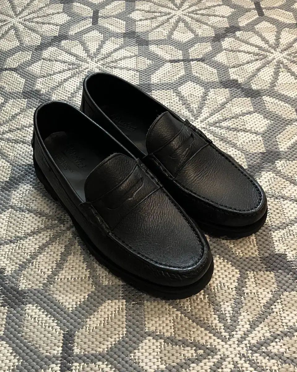 (270) Paraboot Coraux Raid Cerf Loafer Noir