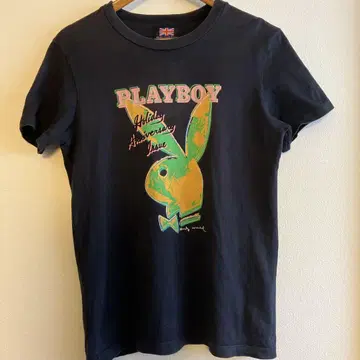앤디 워홀 PLAYBOY 블랙 티셔츠 사이즈 S